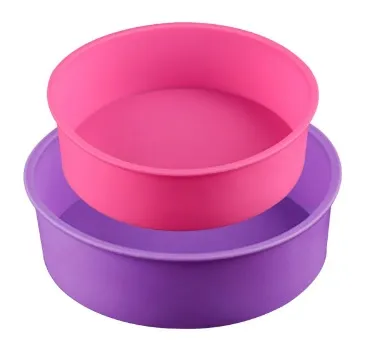 Round Silicone Cake Pan Baking Mold