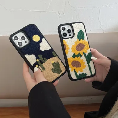 غطاء هاتف أنيق من نوع Sunflower Fashion