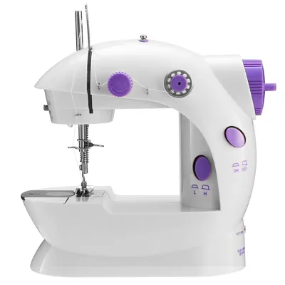 1Pc Electric Sewing Machine For Mothers' Day Gift Portable 2 Speed Overlock Foot With Foot Pedal LED Light