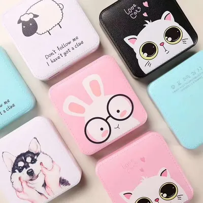 Ultra-thin cartoon girl portable power bank