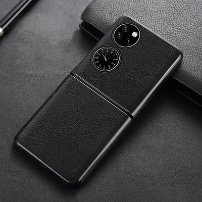Mobile Phone Case Leather Protective Cover Layer Cowhide P50pocket Set