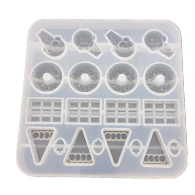 DIY Kids Square Love Cartoon Candy Cake Silicone Mold
