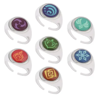 Ring Luminous Adjustable Thunder, Ice & Fire 7 Elements