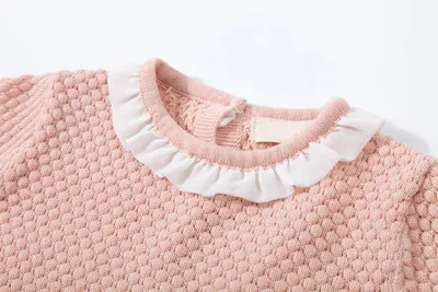 Two-piece baby knitted sweater shorts