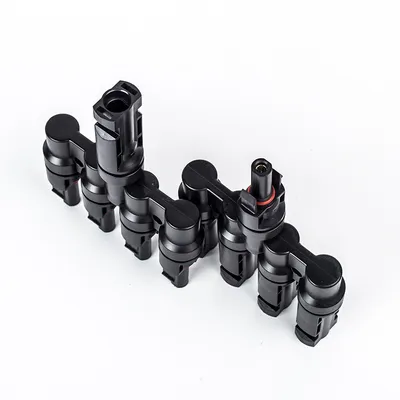 Solar T-type five way photovoltaic connector