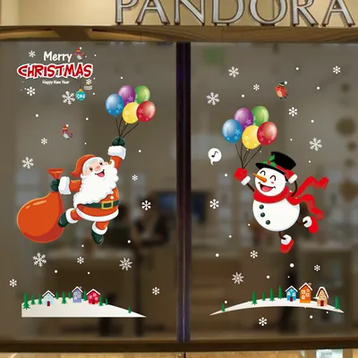 Door shop window sticker