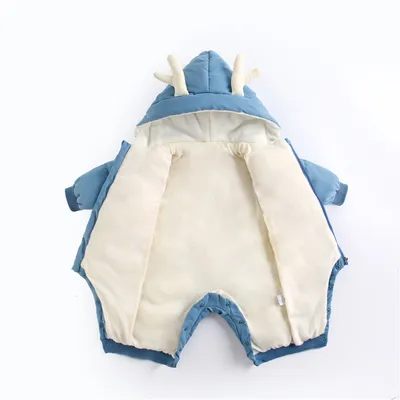 Plush and thicken suit baby