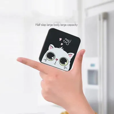 Ultra-thin cartoon girl portable power bank