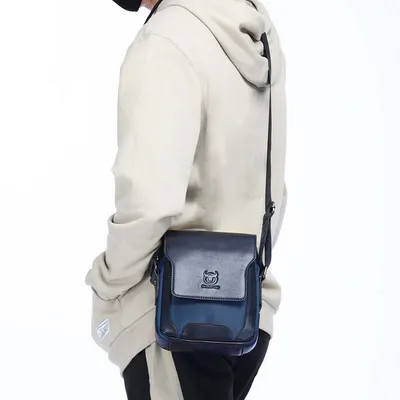First layer cowhide one shoulder diagonal bag