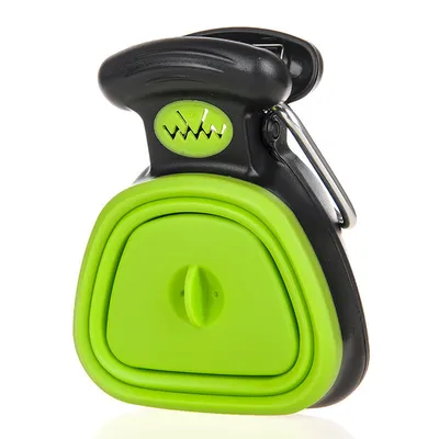 Dog Pet Travel Foldable Pooper Scooper With 1 Roll Decomposable bags Poop Scoop