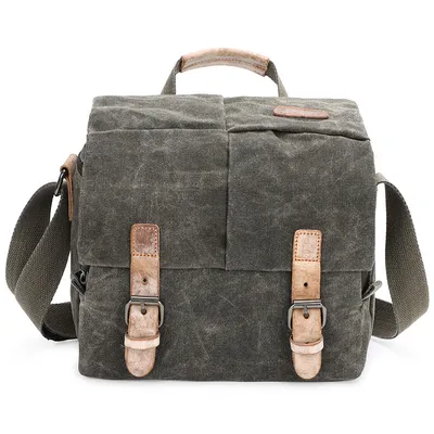 Waterproof canvas camera bag