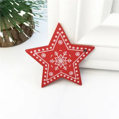 DIY Ornaments Wooden Christmas Gift Pendants