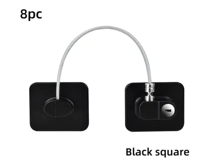 Window Security Chain Lock Window Cable Lock Restrictor Multifunctional Window Lock Door Security Guard for Baby Safety 1Pcs
