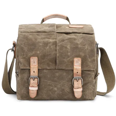 Waterproof canvas camera bag