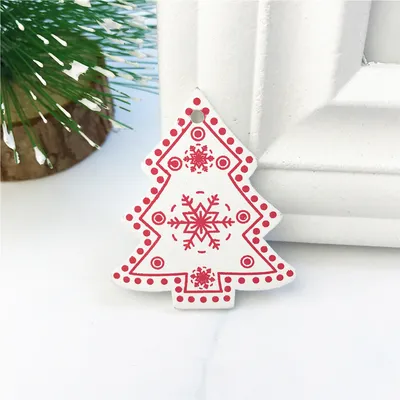 DIY Ornaments Wooden Christmas Gift Pendants