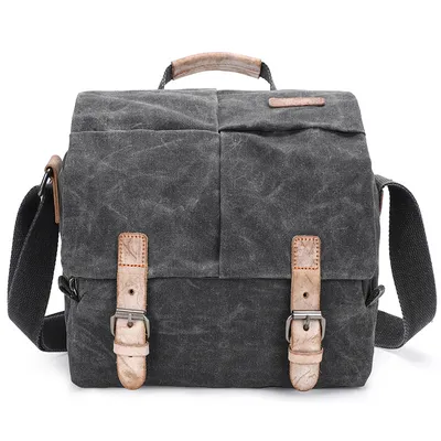 Waterproof canvas camera bag