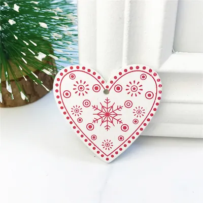 DIY Ornaments Wooden Christmas Gift Pendants
