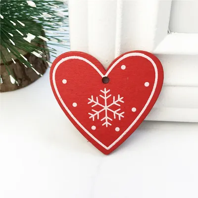 DIY Ornaments Wooden Christmas Gift Pendants