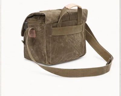 Waterproof canvas camera bag