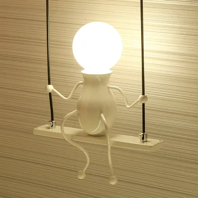 Bedroom creative bedside corridor aisle staircase villain lamp