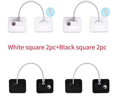 Window Security Chain Lock Window Cable Lock Restrictor Multifunctional Window Lock Door Security Guard for Baby Safety 1Pcs