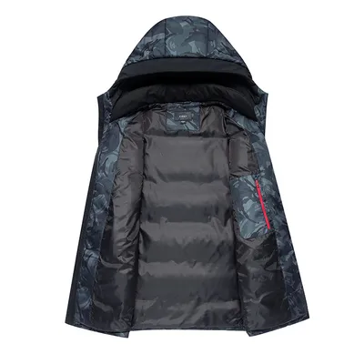 Camouflage hooded casual Korean fashion style jacket