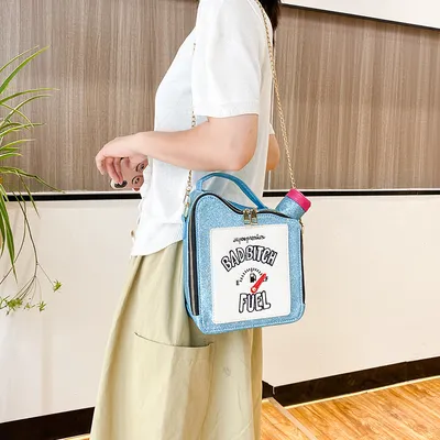 Chain crossbody bag