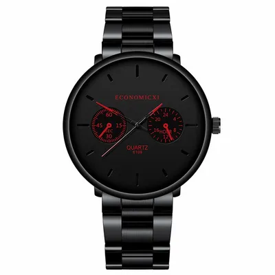 Multifunctional sports student men's watch steel strap