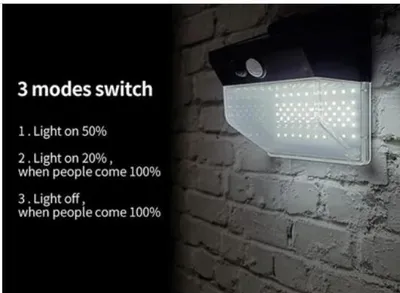 Outdoor solar 262 wall light