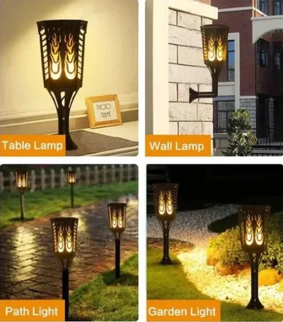 ضوء شعلة شعلة شمسية مضاد للشعلة 96LED