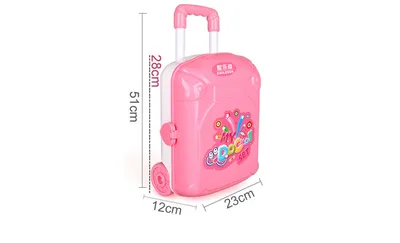 Playright children's educational toys' doctor Sen luggage attire simulation trolley medicine box set