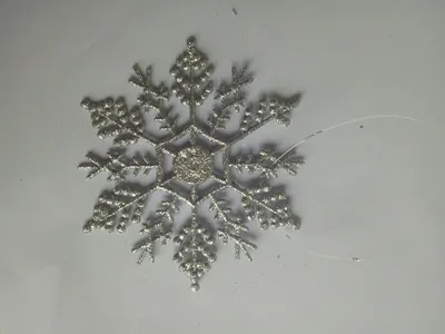 Christmas decorations, acrylic 10CM snowflakes, Christmas necessities, Christmas tree hanger powder wholesale