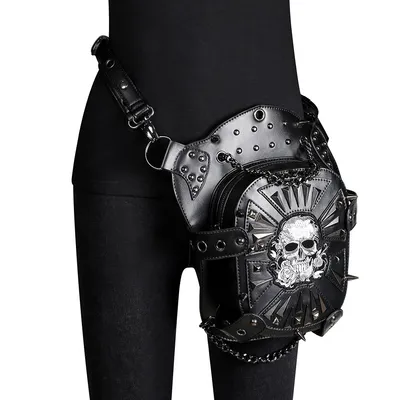 Punk Multifunctional One Shoulder Crossbody Skull