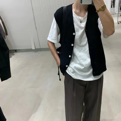 Autumn and winter cashmere sweater V-neck vest