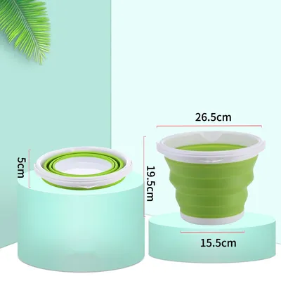 Portable Cleaning Housework Outdoor Car Supplies Telescopic Water Bucket