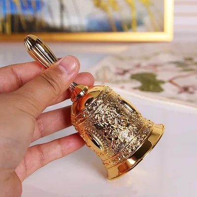 Christmas bell, hand-held metal alarm bell, service telephone, office bell, tea and dinner bell, game bell, hand bell