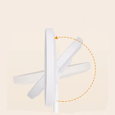 LED makeup mirror with light