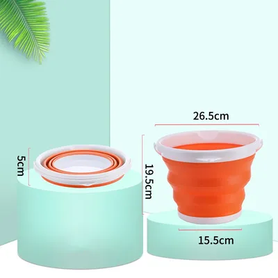 Portable Cleaning Housework Outdoor Car Supplies Telescopic Water Bucket