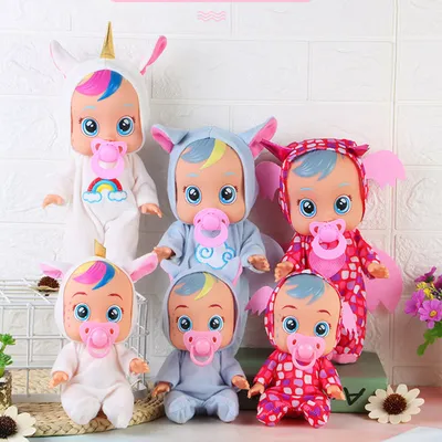 Simulation crying doll