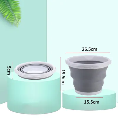 Portable Cleaning Housework Outdoor Car Supplies Telescopic Water Bucket