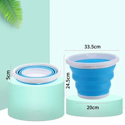 Portable Cleaning Housework Outdoor Car Supplies Telescopic Water Bucket