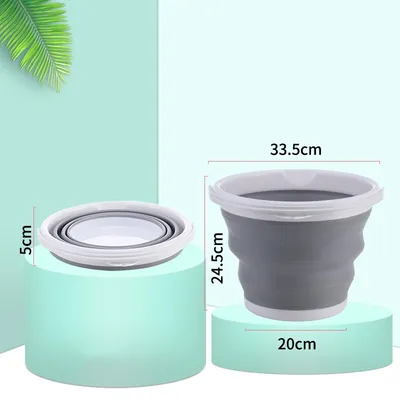Portable Cleaning Housework Outdoor Car Supplies Telescopic Water Bucket