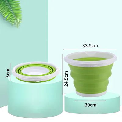 Portable Cleaning Housework Outdoor Car Supplies Telescopic Water Bucket
