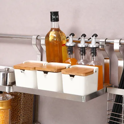 Stainless Steel Kitchen Organizer Multifunction Dish Drying Rack Wall Hanging Storage Holder Tableware Shelf Drainer 8 Types