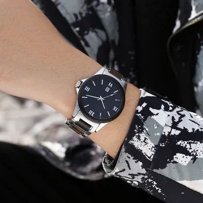 Men Wooden Quarts Watch Waterproof