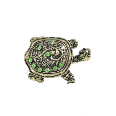 Vintage diamond brooch fashion delicate and elegant tortoise