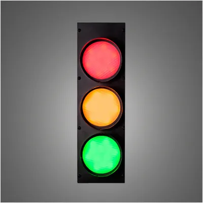 Creative traffic light retro wall lamp