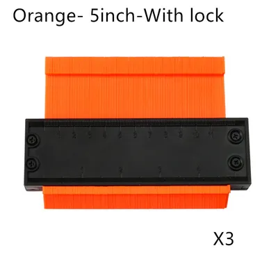 5 10 Inch Contour Gauge Template Plastic Measuring Contour Gauge Duplicator Tiles Edge Shaping Measure Ruler Measuring Tool