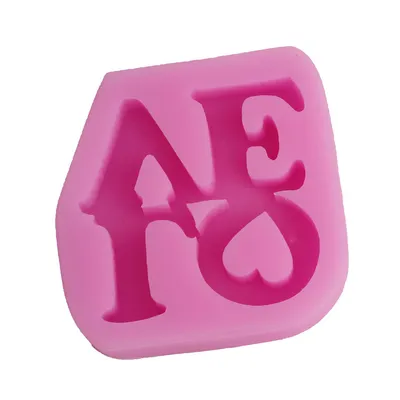 Love silicone mold wedding decoration fondant cake