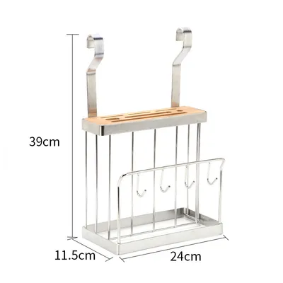 Stainless Steel Kitchen Organizer Multifunction Dish Drying Rack Wall Hanging Storage Holder Tableware Shelf Drainer 8 Types